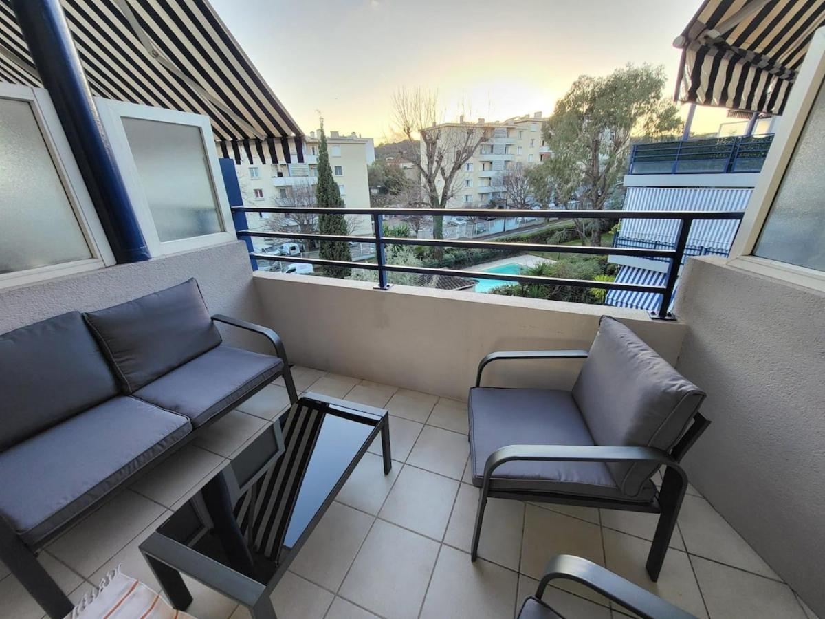 4p Pool Parking Balcony Terrace - Ifsi Cannes
